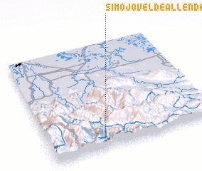 3d view of Simojovel de Allende