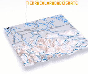 3d view of Tierra Colorada de Ismate