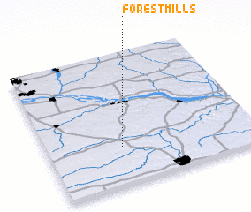 3d view of Forest Mills