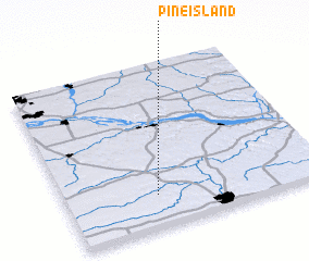 3d view of Pine Island