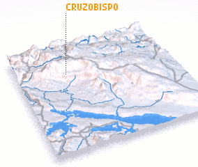 3d view of Cruz Obispo