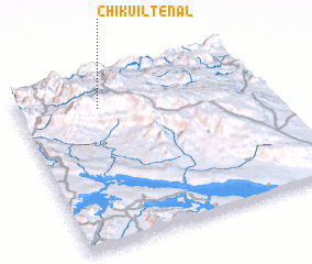 3d view of Chikuil Tenal