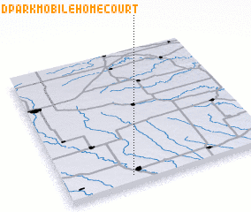 3d view of Greenfield Park Mobile Home Court