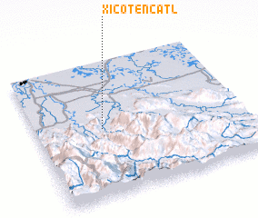 3d view of Xicoténcatl