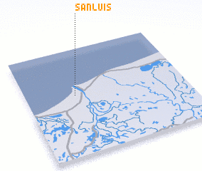 3d view of San Luis