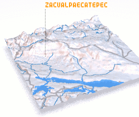 3d view of Zacualpa Ecatepec