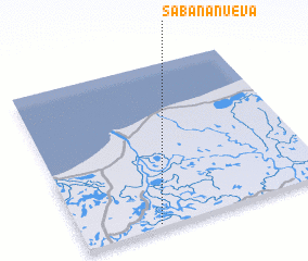 3d view of Sabana Nueva