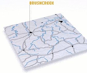 3d view of Brush Creek