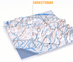 3d view of San Esteban