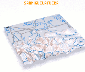 3d view of San Miguel Afuera