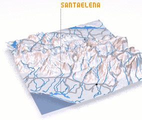 3d view of Santa Elena