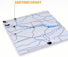 3d view of Saint Marys Point