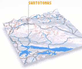 3d view of Santo Tomás