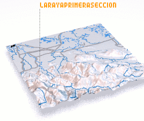 3d view of La Raya Primera Sección