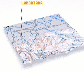 3d view of La Montaña