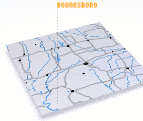 3d view of Boonesboro