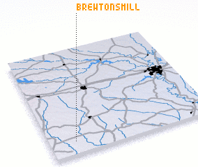 3d view of Brewtons Mill