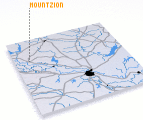 3d view of Mount Zion