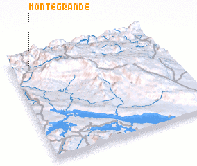 3d view of Monte Grande