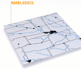 3d view of Marble Rock