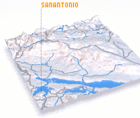 3d view of San Antonio