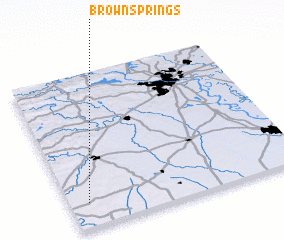 3d view of Brown Springs