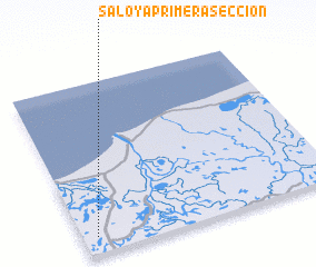 3d view of Saloya Primera Sección