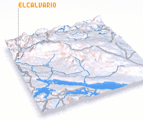 3d view of El Calvario