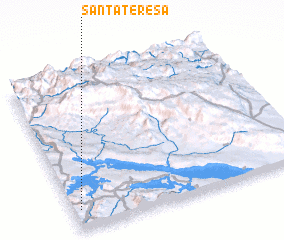 3d view of Santa Teresa