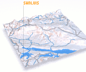 3d view of San Luis