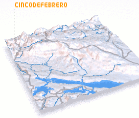 3d view of Cinco de Febrero