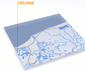 3d view of San Juan