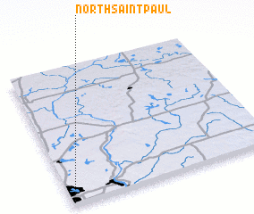 3d view of North Saint Paul