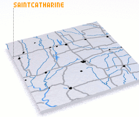 3d view of Saint Catharine