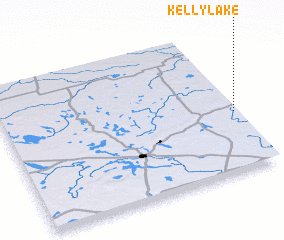 3d view of Kelly Lake