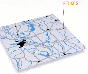 3d view of Athens