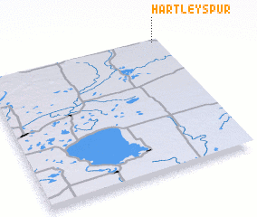 3d view of Hartley Spur
