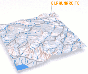 3d view of El Palmarcito