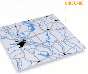 3d view of Gibsland