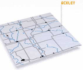 3d view of Ackley