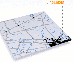 3d view of Lino Lakes