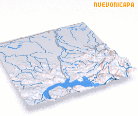 3d view of Nuevo Nicapa