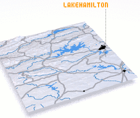 3d view of Lake Hamilton