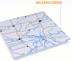 3d view of Walkers Corner