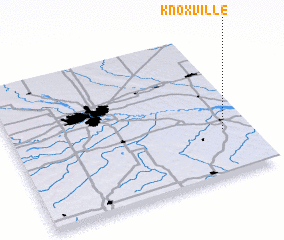 3d view of Knoxville