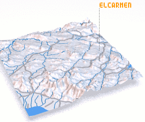 3d view of El Carmen