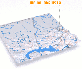 3d view of Viejo Lindavista