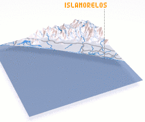 3d view of Isla Morelos