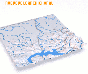 3d view of Nuevo Volcán Chichonal