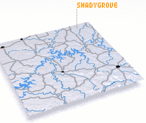 3d view of Shady Grove